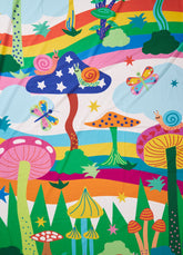 Lençol de Elástico Infantil - Festa de Cogumelos